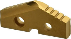 Allied Machine and Engineering - 1-11/32" Diam x 3/16" Thick, Seat Code 2, 132° Included Angle Spade Drill Insert - TiN Coated, Carbide, Grade K20, Series T-A - Apex Tool & Supply