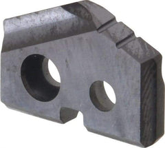 Allied Machine and Engineering - 1/2" Diam x 3/32" Thick, Seat Code Z, 132° Included Angle Spade Drill Insert - TiAlN Coated, Carbide, Grade K20, Series T-A - Apex Tool & Supply