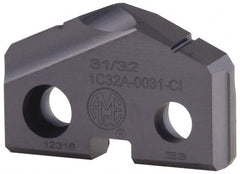 Allied Machine and Engineering - 14mm Diam 132° Seat Size 0 Spade Drill Insert - Apex Tool & Supply