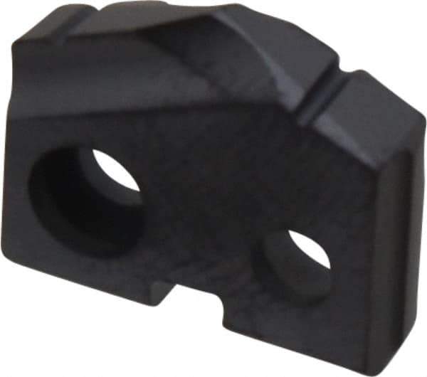 Allied Machine and Engineering - 33/64" Diam x 1/8" Thick, Seat Code 0, 132° Included Angle Spade Drill Insert - TiAlN Coated, Carbide, Grade P40, Series T-A - Apex Tool & Supply