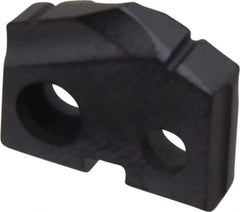 Allied Machine and Engineering - 33/64" Diam x 1/8" Thick, Seat Code 0, 132° Included Angle Spade Drill Insert - TiAlN Coated, Carbide, Grade P40, Series T-A - Apex Tool & Supply