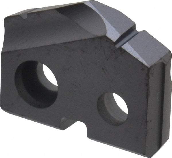 Allied Machine and Engineering - 35/64" Diam x 1/8" Thick, Seat Code 0, 132° Included Angle Spade Drill Insert - TiAlN Coated, Carbide, Grade P40, Series T-A - Apex Tool & Supply