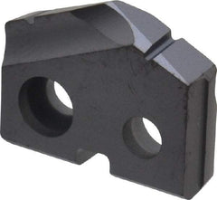 Allied Machine and Engineering - 35/64" Diam x 1/8" Thick, Seat Code 0, 132° Included Angle Spade Drill Insert - TiAlN Coated, Carbide, Grade P40, Series T-A - Apex Tool & Supply