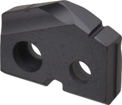 Allied Machine and Engineering - 37/64" Diam x 1/8" Thick, Seat Code 0, 132° Included Angle Spade Drill Insert - TiAlN Coated, Carbide, Grade P40, Series T-A - Apex Tool & Supply