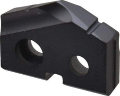 Allied Machine and Engineering - 39/64" Diam x 1/8" Thick, Seat Code 0, 132° Included Angle Spade Drill Insert - TiAlN Coated, Carbide, Grade P40, Series T-A - Apex Tool & Supply