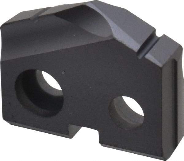 Allied Machine and Engineering - 17/32" Diam x 1/8" Thick, Seat Code 0, 132° Included Angle Spade Drill Insert - TiAlN Coated, Carbide, Grade P40, Series T-A - Apex Tool & Supply