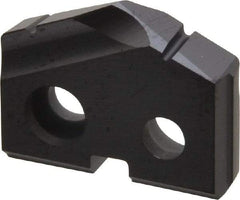 Allied Machine and Engineering - 9/16" Diam x 1/8" Thick, Seat Code 0, 132° Included Angle Spade Drill Insert - TiAlN Coated, Carbide, Grade P40, Series T-A - Apex Tool & Supply