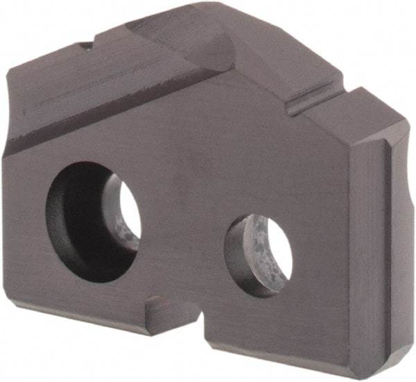 Allied Machine and Engineering - 19/32" Diam x 1/8" Thick, Seat Code 0, 132° Included Angle Spade Drill Insert - TiAlN Coated, Carbide, Grade P40, Series T-A - Apex Tool & Supply