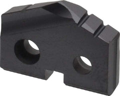 Allied Machine and Engineering - 49/64" Diam x 5/32" Thick, Seat Code 1, 132° Included Angle Spade Drill Insert - TiAlN Coated, Carbide, Grade P40, Series T-A - Apex Tool & Supply