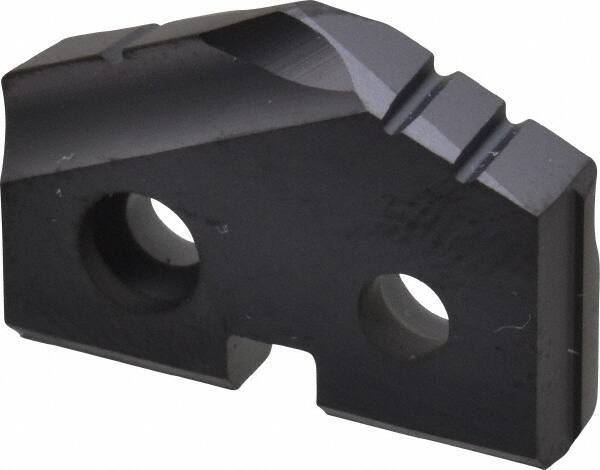 Allied Machine and Engineering - 51/64" Diam x 5/32" Thick, Seat Code 1, 132° Included Angle Spade Drill Insert - TiAlN Coated, Carbide, Grade P40, Series T-A - Apex Tool & Supply