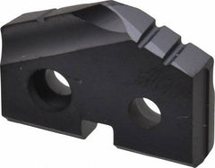 Allied Machine and Engineering - 51/64" Diam x 5/32" Thick, Seat Code 1, 132° Included Angle Spade Drill Insert - TiAlN Coated, Carbide, Grade P40, Series T-A - Apex Tool & Supply
