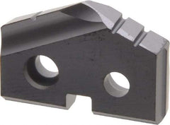 Allied Machine and Engineering - 13/16" Diam x 5/32" Thick, Seat Code 1, 132° Included Angle Spade Drill Insert - TiAlN Coated, Carbide, Grade P40, Series T-A - Apex Tool & Supply