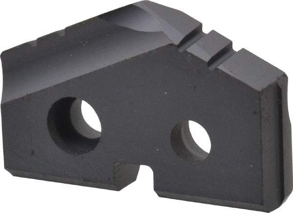 Allied Machine and Engineering - 7/8" Diam x 5/32" Thick, Seat Code 1, 132° Included Angle Spade Drill Insert - TiAlN Coated, Carbide, Grade P40, Series T-A - Apex Tool & Supply