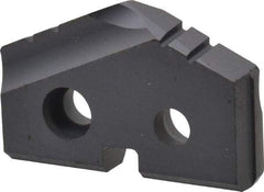 Allied Machine and Engineering - 7/8" Diam x 5/32" Thick, Seat Code 1, 132° Included Angle Spade Drill Insert - TiAlN Coated, Carbide, Grade P40, Series T-A - Apex Tool & Supply