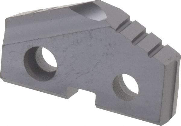 Allied Machine and Engineering - 1-3/32" Diam x 3/16" Thick, Seat Code 2, 132° Included Angle Spade Drill Insert - TiAlN Coated, Carbide, Grade P40, Series T-A - Apex Tool & Supply
