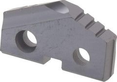 Allied Machine and Engineering - 1-3/32" Diam x 3/16" Thick, Seat Code 2, 132° Included Angle Spade Drill Insert - TiAlN Coated, Carbide, Grade P40, Series T-A - Apex Tool & Supply