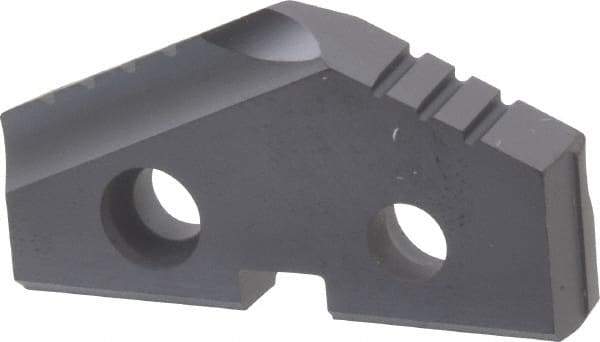 Allied Machine and Engineering - 1-7/32" Diam x 3/16" Thick, Seat Code 2, 132° Included Angle Spade Drill Insert - TiAlN Coated, Carbide, Grade P40, Series T-A - Apex Tool & Supply