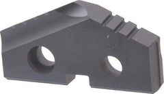 Allied Machine and Engineering - 1-7/32" Diam x 3/16" Thick, Seat Code 2, 132° Included Angle Spade Drill Insert - TiAlN Coated, Carbide, Grade P40, Series T-A - Apex Tool & Supply