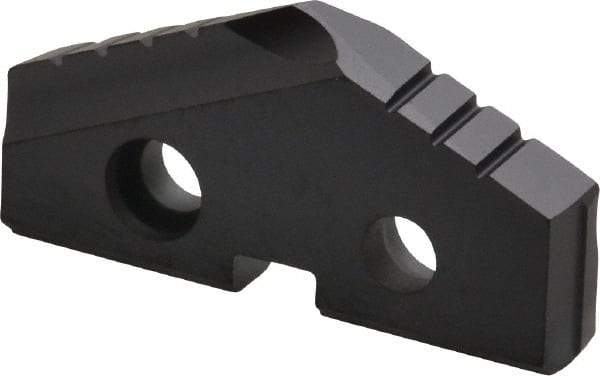 Allied Machine and Engineering - 1-9/32" Diam x 3/16" Thick, Seat Code 2, 132° Included Angle Spade Drill Insert - TiAlN Coated, Carbide, Grade P40, Series T-A - Apex Tool & Supply