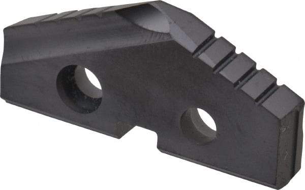 Allied Machine and Engineering - 1-11/32" Diam x 3/16" Thick, Seat Code 2, 132° Included Angle Spade Drill Insert - TiAlN Coated, Carbide, Grade P40, Series T-A - Apex Tool & Supply