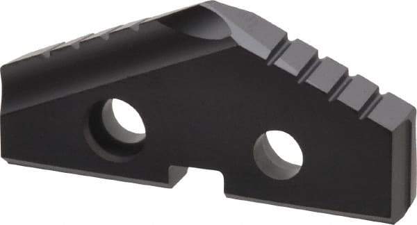 Allied Machine and Engineering - 1-3/8" Diam x 3/16" Thick, Seat Code 2, 132° Included Angle Spade Drill Insert - TiAlN Coated, Carbide, Grade P40, Series T-A - Apex Tool & Supply