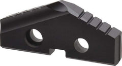 Allied Machine and Engineering - 1-3/8" Diam x 3/16" Thick, Seat Code 2, 132° Included Angle Spade Drill Insert - TiAlN Coated, Carbide, Grade P40, Series T-A - Apex Tool & Supply