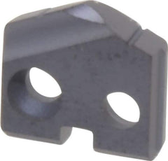 Allied Machine and Engineering - 22/57" Diam x 3/32" Thick, Seat Code Y, 132° Included Angle Spade Drill Insert - TiAlN Coated, Carbide, Grade P40, Series T-A - Apex Tool & Supply