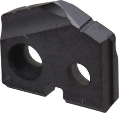 Allied Machine and Engineering - 27/64" Diam x 3/32" Thick, Seat Code Y, 132° Included Angle Spade Drill Insert - TiAlN Coated, Carbide, Grade P40, Series T-A - Apex Tool & Supply