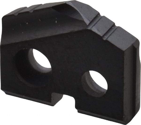 Allied Machine and Engineering - 7/16" Diam x 3/32" Thick, Seat Code Z, 132° Included Angle Spade Drill Insert - TiAlN Coated, Carbide, Grade P40, Series T-A - Apex Tool & Supply