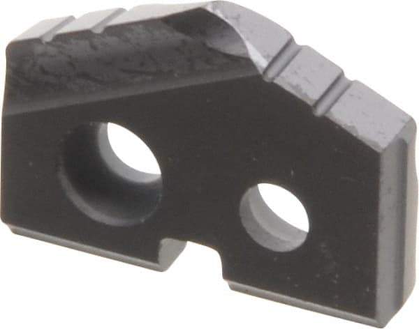 Allied Machine and Engineering - 1/2" Diam x 3/32" Thick, Seat Code Z, 132° Included Angle Spade Drill Insert - TiAlN Coated, Carbide, Grade P40, Series T-A - Apex Tool & Supply