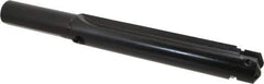 Allied Machine and Engineering - Series C, 1-1/2 to 2-3/8" Diam, 1-1/4" Diam Straight Shank, Straight Flute Spade Drill - 8-1/2" Max Depth, 9-1/2" Body Length, 12-1/2" OAL, Standard Length, Through Coolant - Apex Tool & Supply