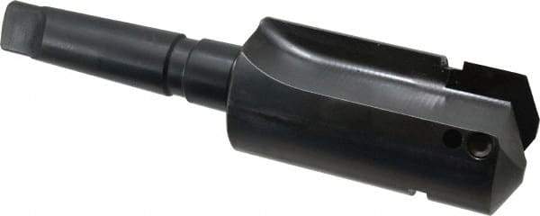 Allied Machine and Engineering - Series E, 2-1/2 to 3-3/8" Diam, 4MT Taper Shank, Straight Flute Spade Drill - 5" Max Depth, 6-5/16" Body Length, 9-7/8" OAL, Short Length - Apex Tool & Supply