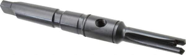 Allied Machine and Engineering - Series 0, 33/64 to 11/16" Diam, 2MT Taper Shank, Straight Flute Spade Drill - 1-3/8" Max Depth, 3-41/64" Body Length, 6-15/32" OAL, Short Length, Through Coolant - Apex Tool & Supply