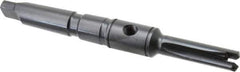 Allied Machine and Engineering - Series 0, 33/64 to 11/16" Diam, 2MT Taper Shank, Straight Flute Spade Drill - 1-3/8" Max Depth, 3-41/64" Body Length, 6-15/32" OAL, Short Length, Through Coolant - Apex Tool & Supply