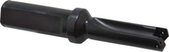 Allied Machine and Engineering - Series 0.5, 39/64 to 11/16" Diam, 3/4" Diam Straight Shank with Flange, Straight Flute Spade Drill - 1-3/8" Max Depth, 2-39/64" Body Length, 4-17/32" OAL, Short Length, Through Coolant - Apex Tool & Supply