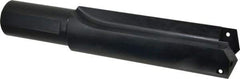 Allied Machine and Engineering - Series 5, 2-1/2 to 3-1/2" Diam, 2" Diam Straight Shank, Straight Flute Spade Drill - 6-3/4" Max Depth, 8-3/4" Body Length, 12-1/2" OAL, Short Length, Through Coolant - Apex Tool & Supply