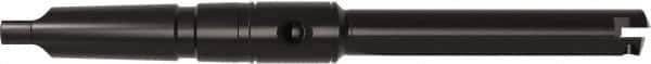 Allied Machine and Engineering - Series H, 4 to 8-1/2" Diam, 6MT Taper Shank, Straight Flute Spade Drill - 24" Max Depth, 28-3/16" Body Length, 34-7/8" OAL, Long Length, Through Coolant - Apex Tool & Supply