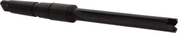 Allied Machine and Engineering - Series 1, 45/64 to 15/16" Diam, 3MT Taper Shank, Straight Flute Spade Drill - 4-3/4" Max Depth, 7-39/64" Body Length, 11-5/32" OAL, Intermediate Length, Through Coolant - Apex Tool & Supply