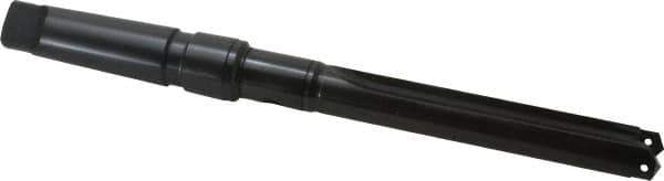 Allied Machine and Engineering - Series 2, 31/32 to 1-3/8" Diam, 4MT Taper Shank, Straight Flute Spade Drill - 5-3/8" Max Depth, 8-19/64" Body Length, 12-25/32" OAL, Intermediate Length, Through Coolant - Apex Tool & Supply
