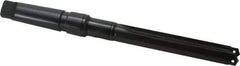 Allied Machine and Engineering - Series 2, 31/32 to 1-3/8" Diam, 4MT Taper Shank, Straight Flute Spade Drill - 5-3/8" Max Depth, 8-19/64" Body Length, 12-25/32" OAL, Intermediate Length, Through Coolant - Apex Tool & Supply