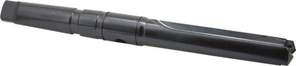 Allied Machine and Engineering - Series 2.5, 1-3/16 to 1-3/8" Diam, 4MT Taper Shank, Straight Flute Spade Drill - 5-3/8" Max Depth, 8-37/64" Body Length, 13-1/16" OAL, Intermediate Length, Through Coolant - Apex Tool & Supply