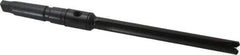 Allied Machine and Engineering - Series 1, 45/64 to 15/16" Diam, 3MT Taper Shank, Straight Flute Spade Drill - 6-3/4" Max Depth, 9-39/64" Body Length, 13-5/32" OAL, Standard Length, Through Coolant - Apex Tool & Supply