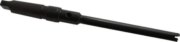 Allied Machine and Engineering - Series 1, 45/64 to 15/16" Diam, 4MT Taper Shank, Straight Flute Spade Drill - 6-3/4" Max Depth, 9-43/64" Body Length, 14-5/32" OAL, Standard Length, Through Coolant - Apex Tool & Supply