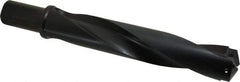 Allied Machine and Engineering - Series 4, 1-29/32 to 2-9/16" Diam, 1-1/2" Diam Straight Shank with Flange, Helical Flute Spade Drill - 9-1/8" Max Depth, 11-1/4" Body Length, 13-3/4" OAL, Standard Length, Through Coolant - Apex Tool & Supply