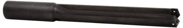 Allied Machine and Engineering - Series 7, 3-17/32 to 4-1/2" Diam, 3" Diam Straight Shank, Straight Flute Spade Drill - 6-3/4" Max Depth, 9-1/8" Body Length, 13-7/8" OAL, Short Length, Through Coolant - Apex Tool & Supply