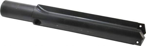 Allied Machine and Engineering - Series 5, 2-1/2 to 3-1/2" Diam, 2" Diam Straight Shank, Straight Flute Spade Drill - 10-3/4" Max Depth, 12-3/4" Body Length, 16-1/2" OAL, Standard Length, Through Coolant - Apex Tool & Supply