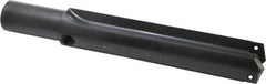 Allied Machine and Engineering - Series 5, 2-1/2 to 3-1/2" Diam, 2" Diam Straight Shank, Straight Flute Spade Drill - 10-3/4" Max Depth, 12-3/4" Body Length, 16-1/2" OAL, Standard Length, Through Coolant - Apex Tool & Supply