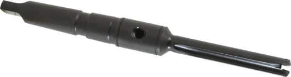 Allied Machine and Engineering - Series Z, 7/16 to 1/2" Diam, 2MT Taper Shank, Straight Flute Spade Drill - 2-3/8" Max Depth, 4-19/32" Body Length, 7-7/16" OAL, Standard Length, Through Coolant - Apex Tool & Supply