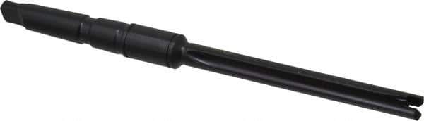 Allied Machine and Engineering - Series 0, 33/64 to 11/16" Diam, 2MT Taper Shank, Straight Flute Spade Drill - 4-1/2" Max Depth, 6-49/64" Body Length, 9-19/32" OAL, Extended Length, Through Coolant - Apex Tool & Supply