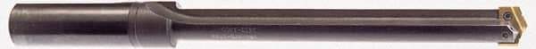 Allied Machine and Engineering - Series 4, 1-29/32 to 2-9/16" Diam, 1-1/2" Diam Straight Shank, Straight Flute Spade Drill - 24-5/8" Max Depth, 26-3/16" Body Length, 30" OAL, Long Length, Through Coolant - Apex Tool & Supply